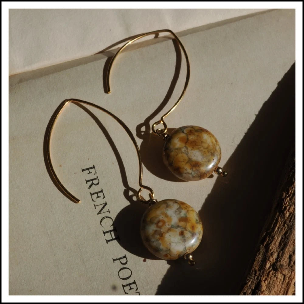 River Stone Glass Pins