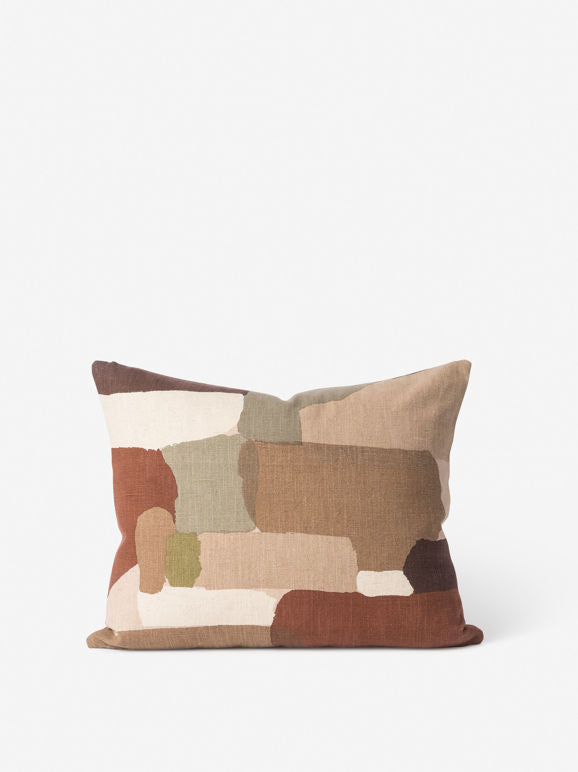Pasture Cushion | Brick / Multi