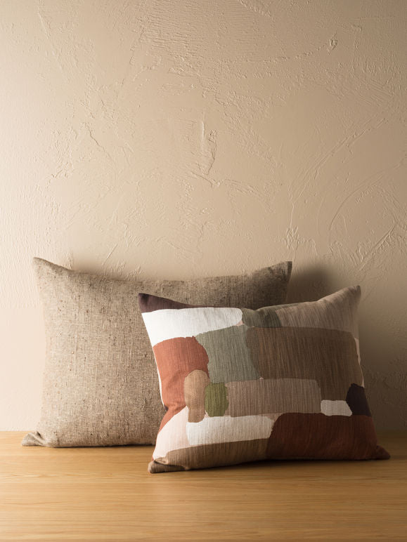 Pasture Cushion | Brick / Multi