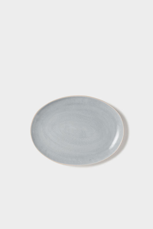 Finch Oval Platter | Nat / Grey