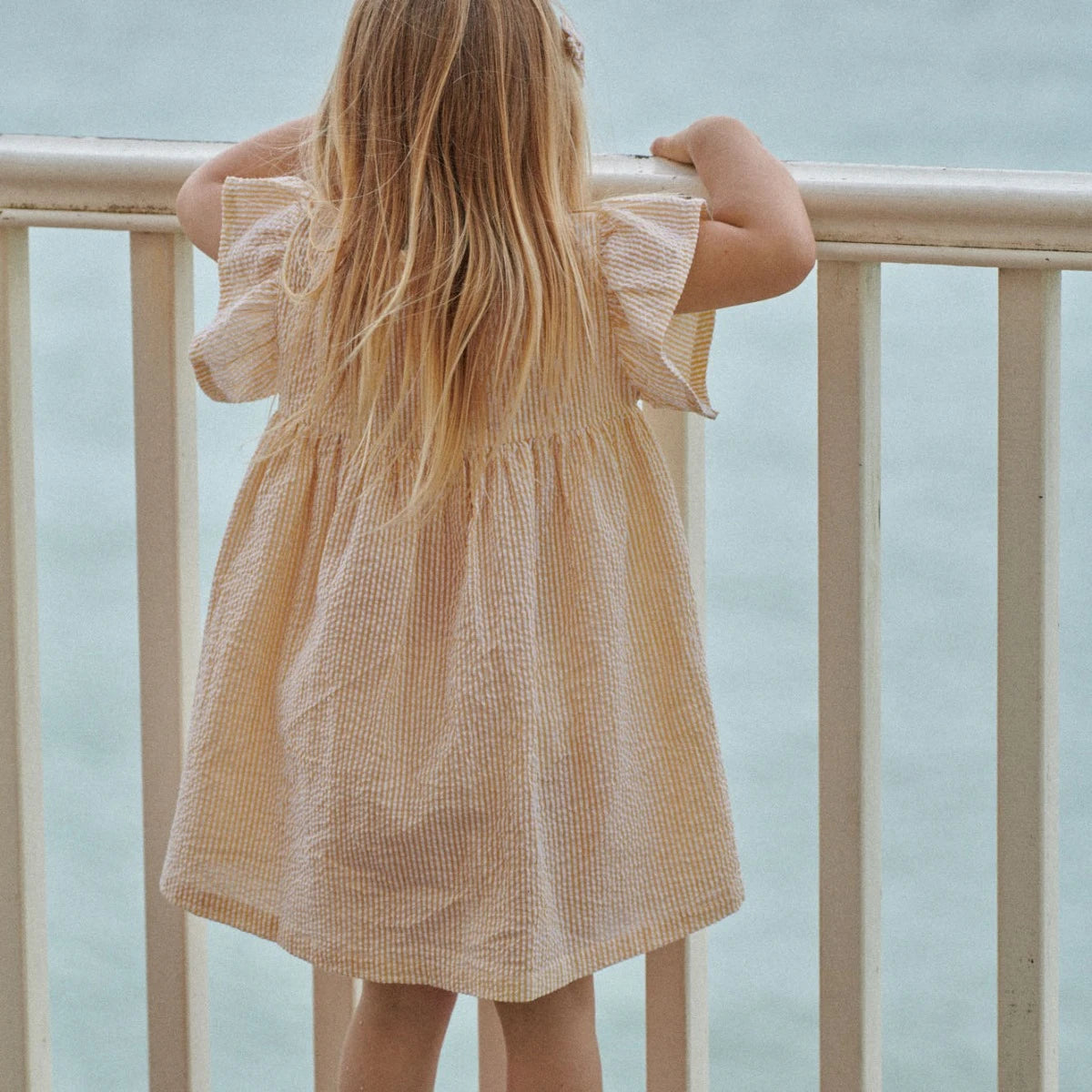 Bonnie Dress / Golden Stripe