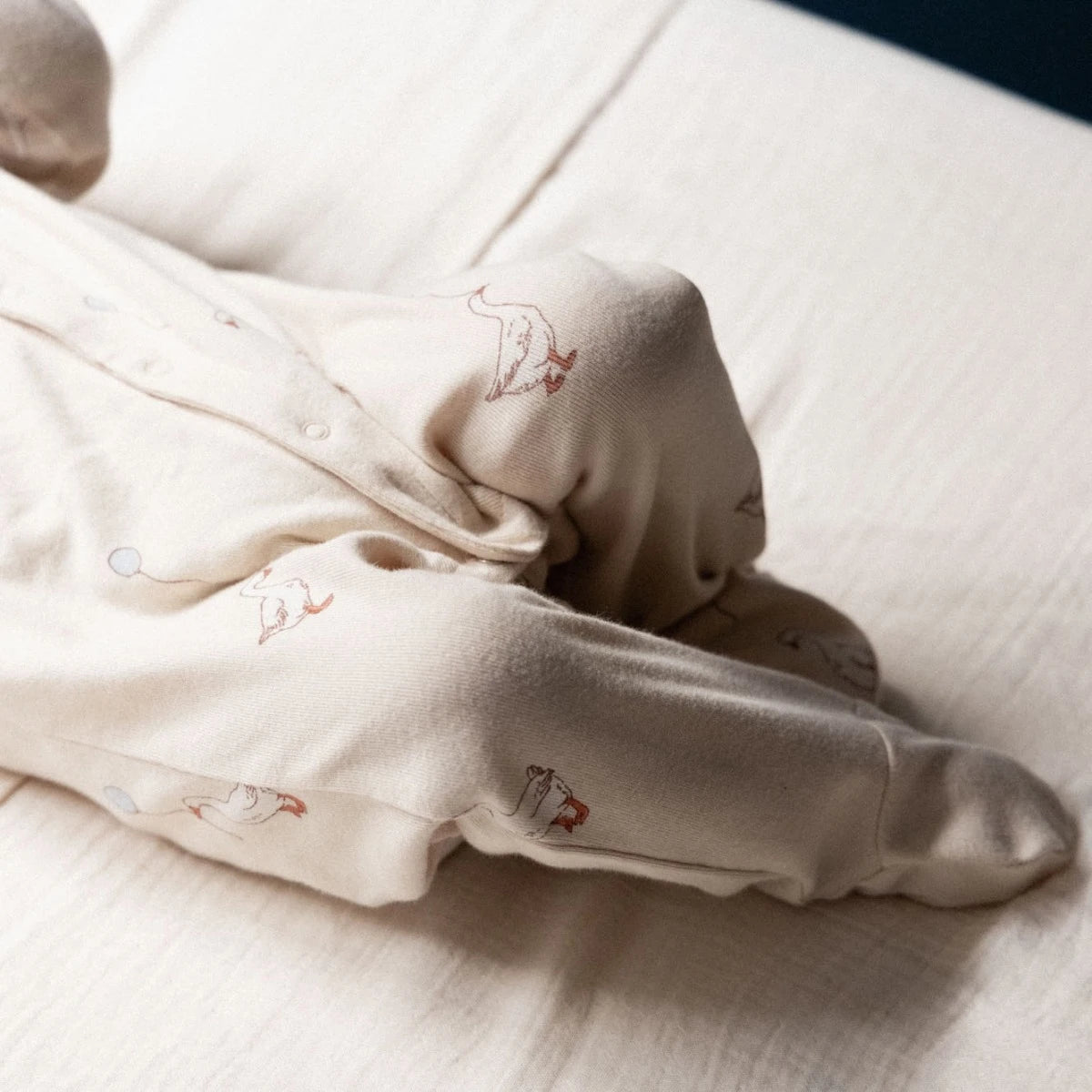 Stretch and Grow / Cotton - Goose Lullaby Print
