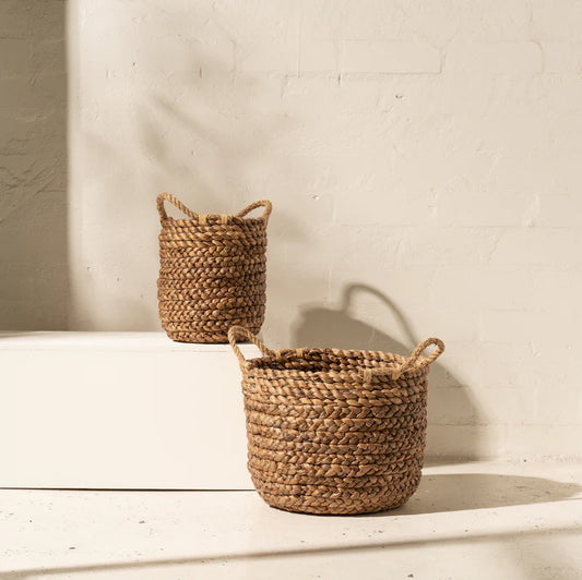 Textural Waterhyacinth Basket