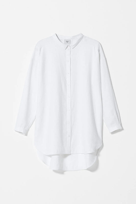 Yenna Linen Shirt | White