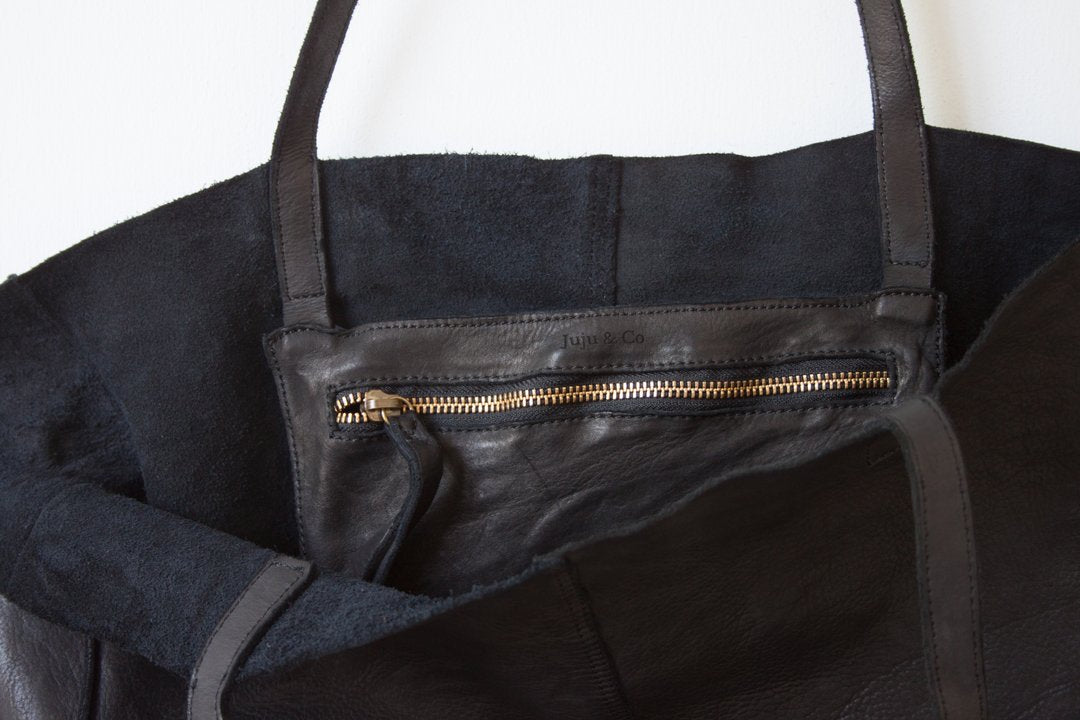 Unlined Leather Tote