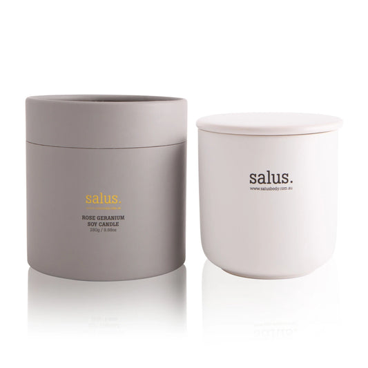 Porcelain Candle / Rose Geranium Soy