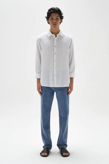 Casual Linen Shirt | White