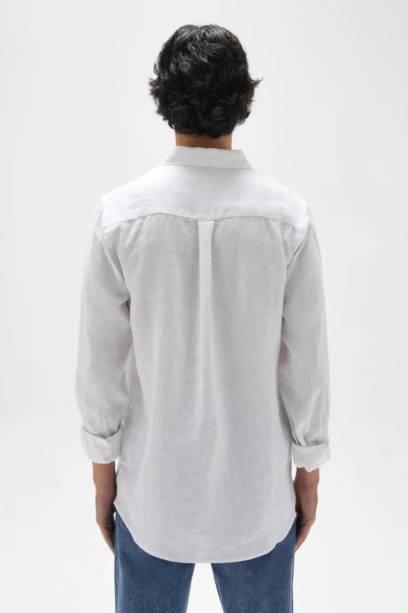 Casual Linen Shirt | White