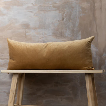 Linen Velvet Bolster Cushion