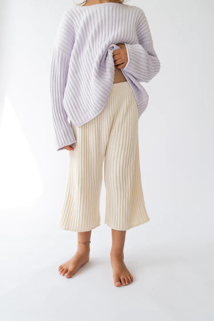 Essential Knit Pants | Vanilla