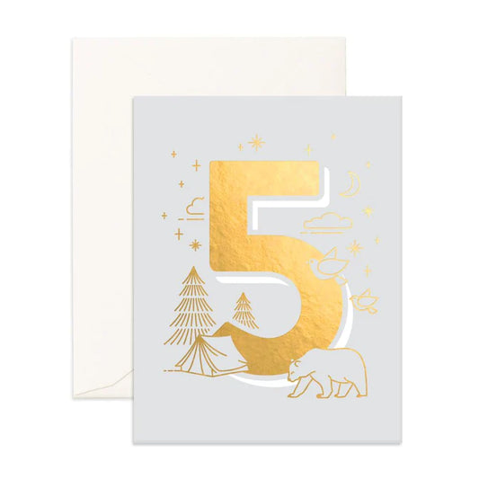 No 5- Animals Card