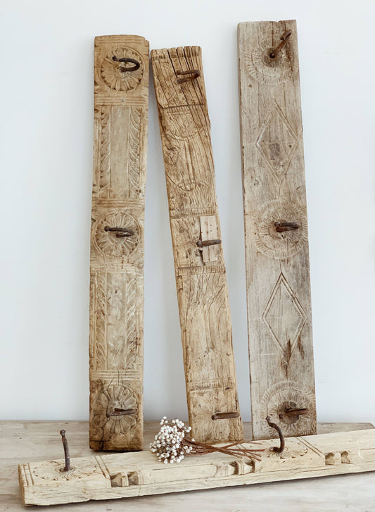 Wooden 3 Hook Hanger