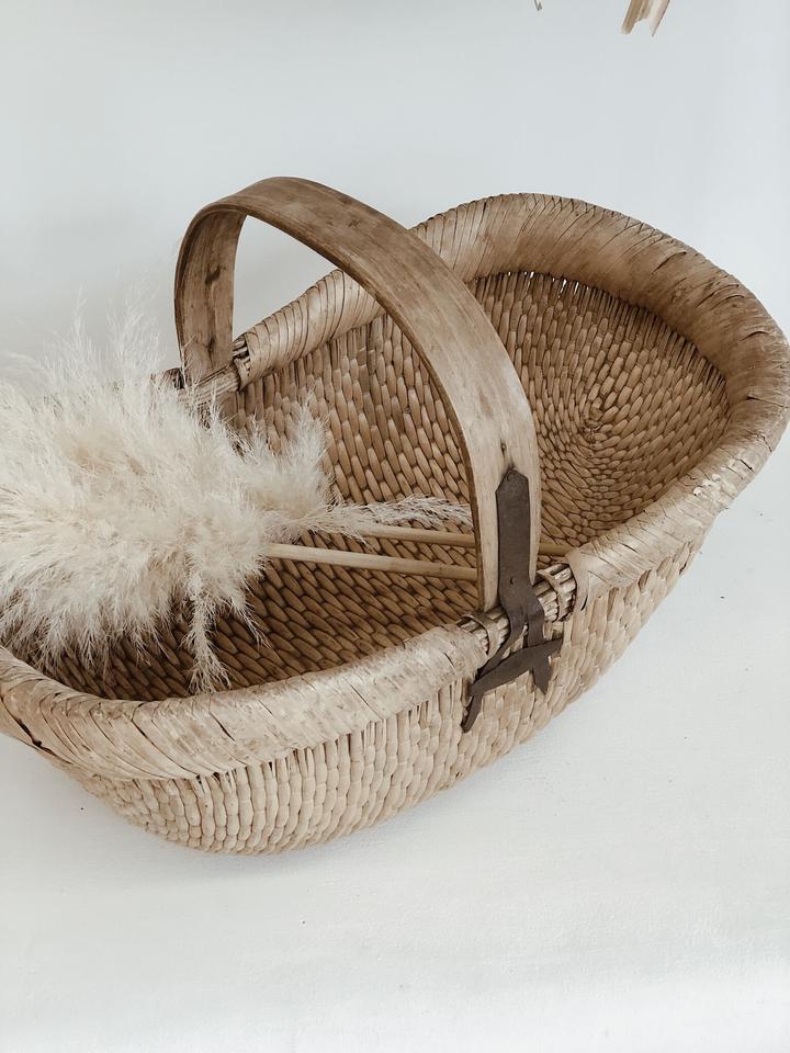 Vintage Gathering Basket