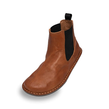 VIBAe Footwear / Helsinki Boot - Cognac Brown Coffee