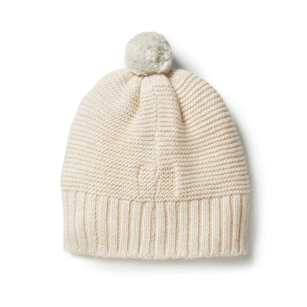 Knitted Cable Hat | Sand