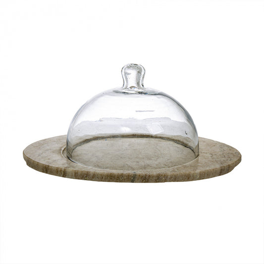 Cheese Cloche |  Marble