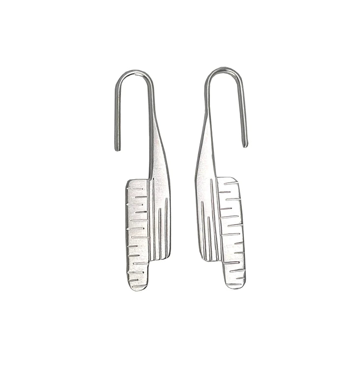 Double Linear Pin Earrings