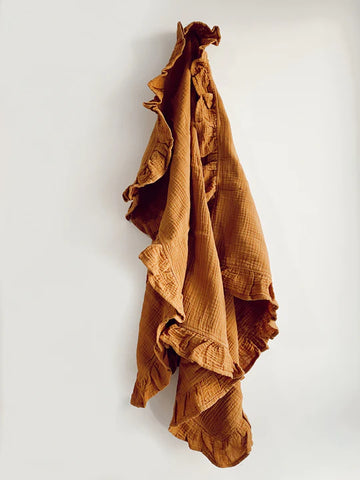 Organic Ruffle Swaddle