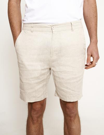 Tanner Linen Shorts | Natural