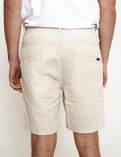 Tanner Linen Shorts | Natural