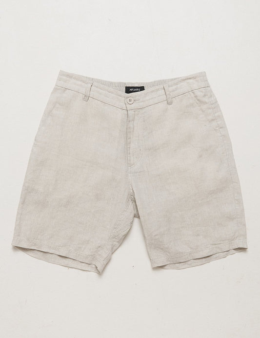 Tanner Linen Shorts | Natural