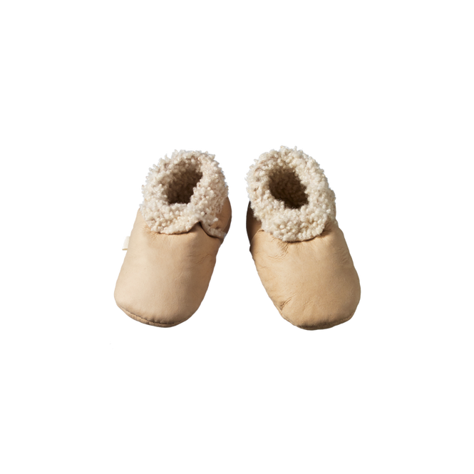 Lambskin Booties | Cream