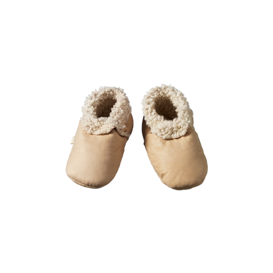 Lambskin Booties | Cream