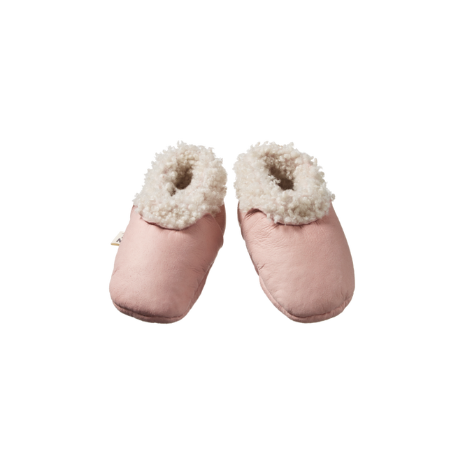 Lambskin Booties | Rose Bud