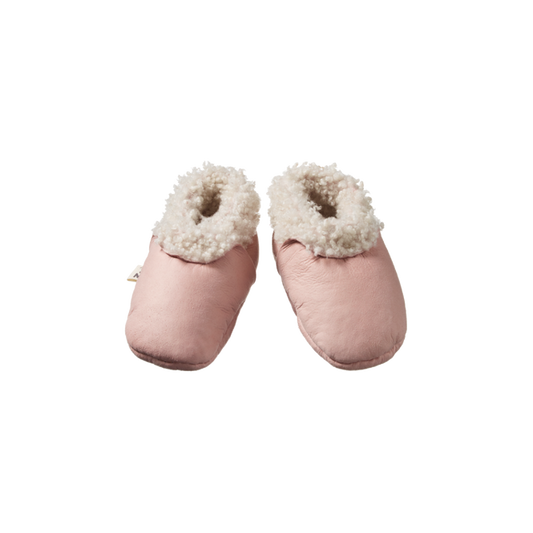 Lambskin Booties | Rose Bud