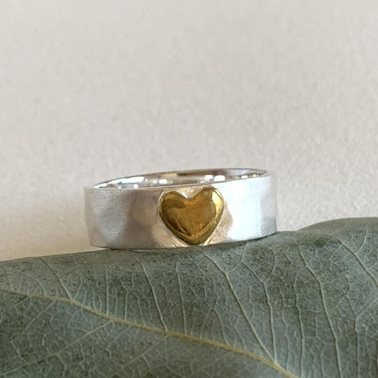 The Silver Heart Ring